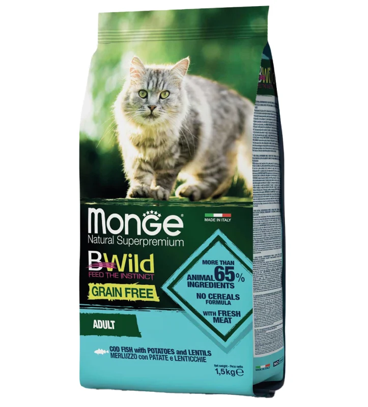Monge - BWild Cat - Grain Free - Adult - 1.5 kg