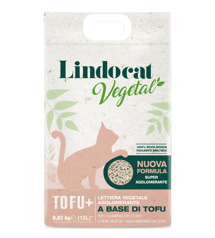 Lindocat Vegetal - Tofu + - 15 litri