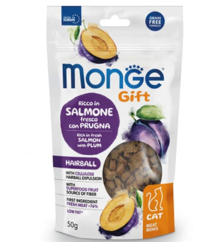 Monge - Gift Cat - Meat Minis - Hairball - 50gr