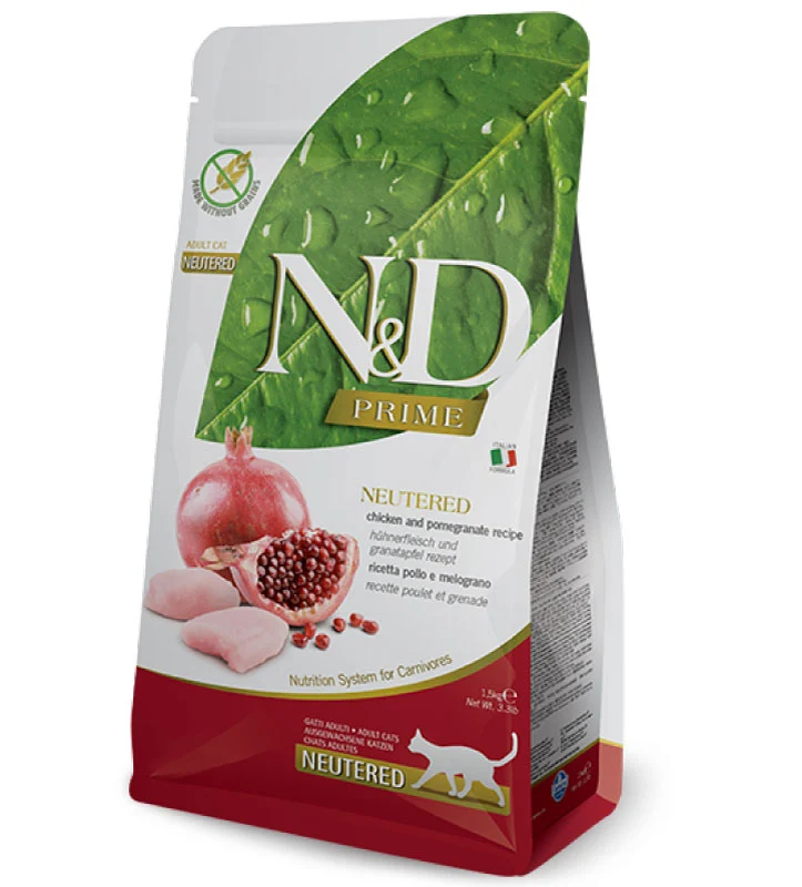 Farmina - N&D Prime Cat - Adult - Neutered - 1.5kg