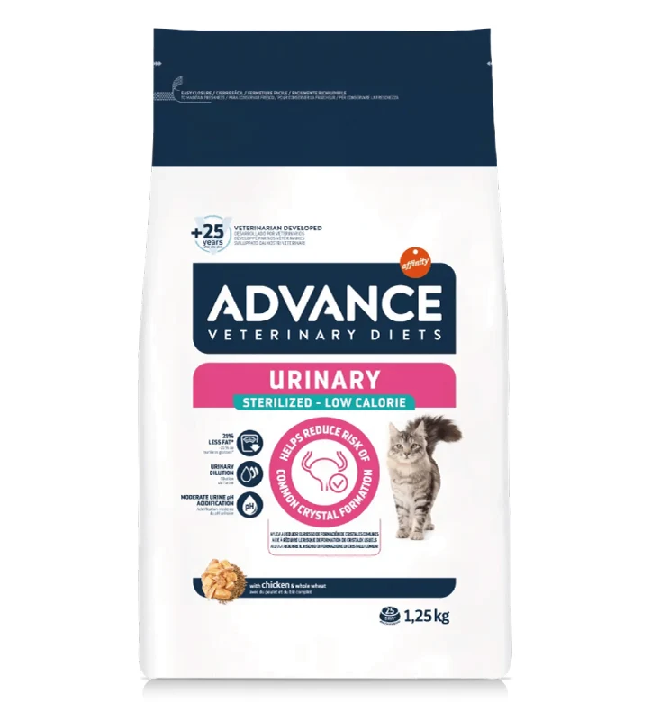 Advance - Veterinary Diets Feline - Urinary Sterilized Low Calorie - 1.25kg