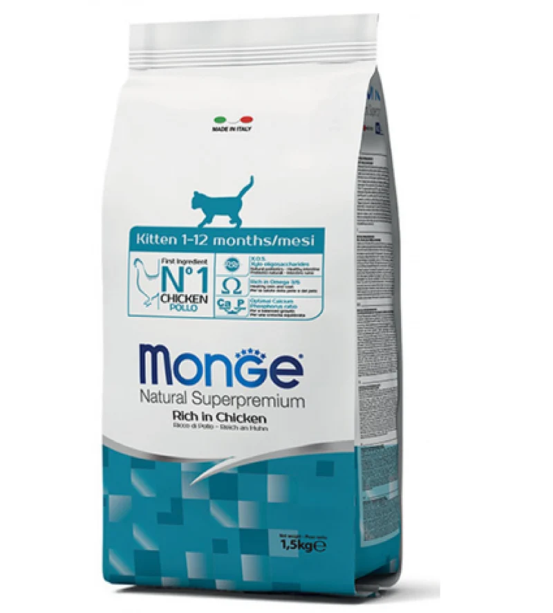 Monge Cat - Natural Superpremium - Kitten - Pollo - 1.5 kg
