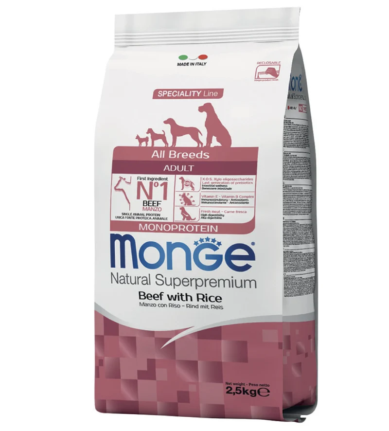 Monge - Natural Superpremium - All Breeds Adult - 2.5 kg