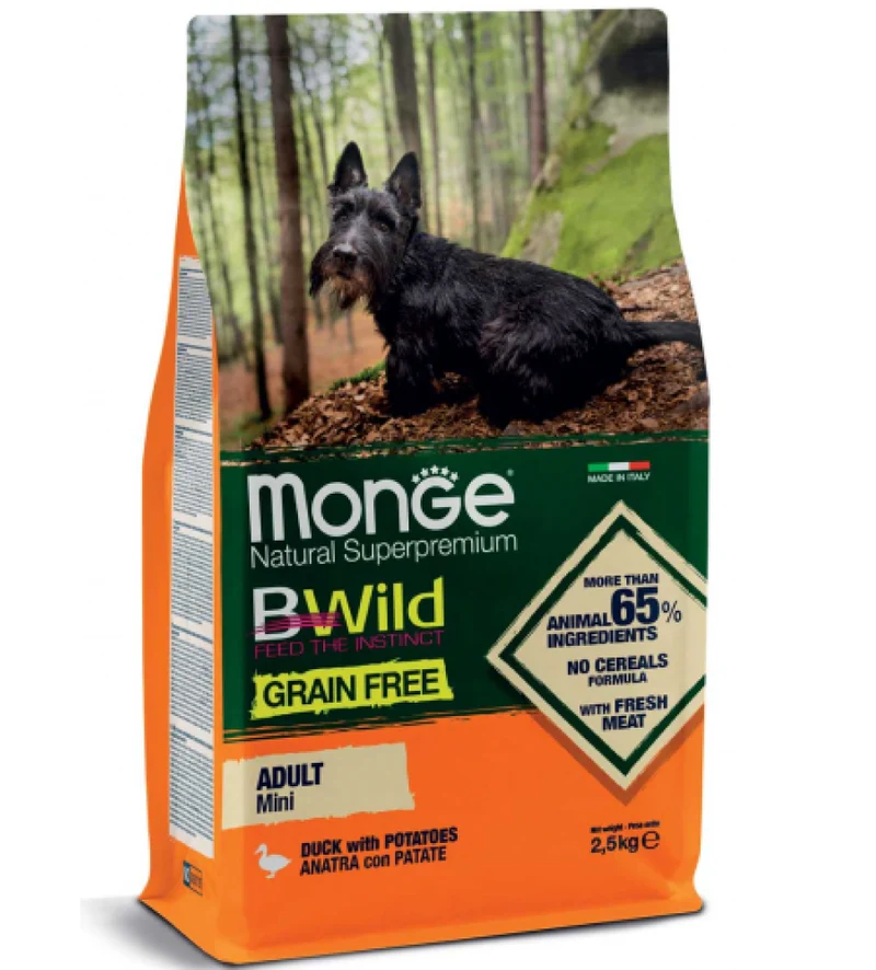 Monge - BWild Dog - Grain Free - Mini Adult - 2.5 kg