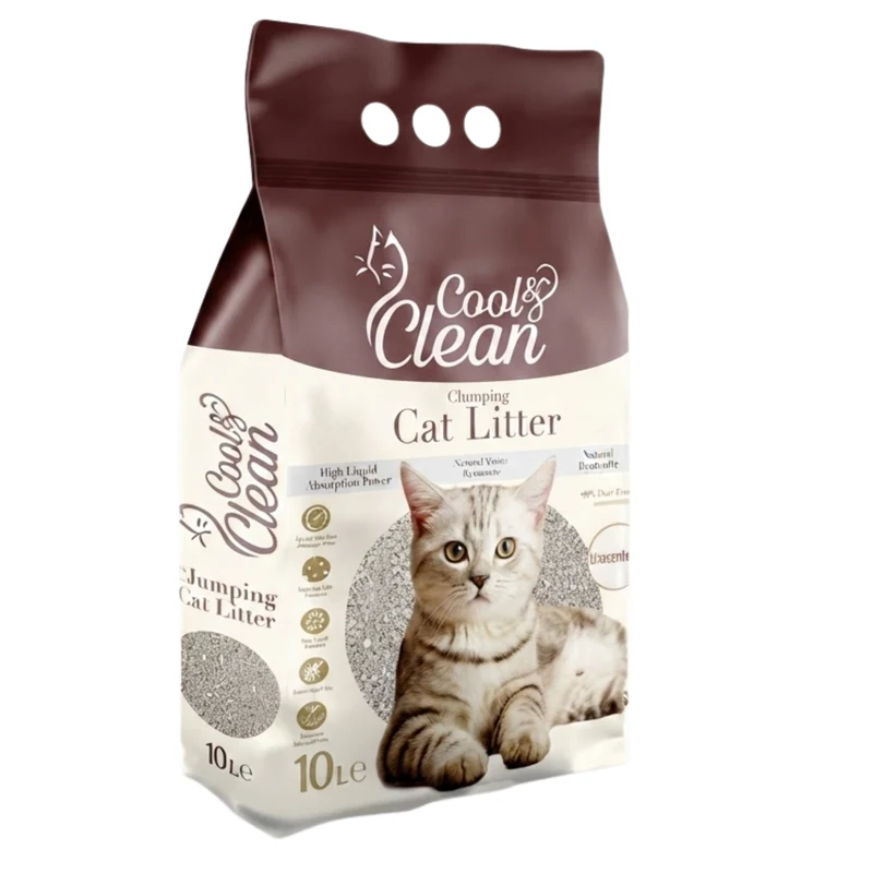 Patimax Cool & Clean Ultra Clumping Natural Cat Litter 10L
