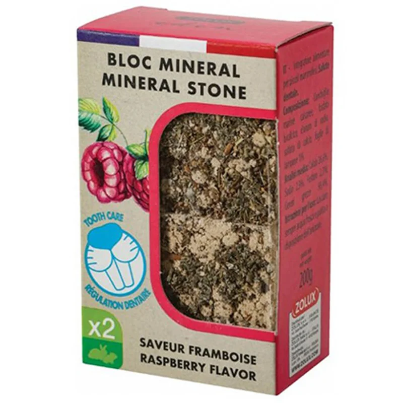 Blocco minerale Eden gusto lampone 2x200g