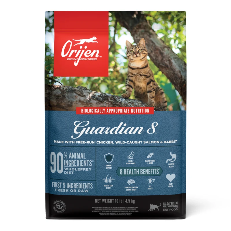 Orijen Guardian 8 Dry Cat Food - 1.8KG (Minorly Damaged)