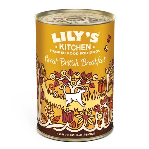 Expiry Date 25-Oct-26 Lily's Kitchen Great British Breakfast Wet Dog Food - 400G