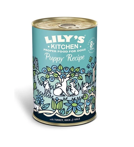 Expiry Date 13-Nov-26 Lily's Kitchen Turkey & Duck Recipe Puppy Food - 400G