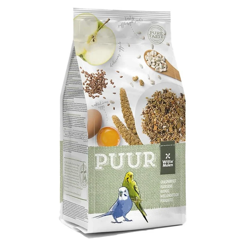 Witte Molen Puur Budgie Gourmet Seed Mix Bird Food 2KG