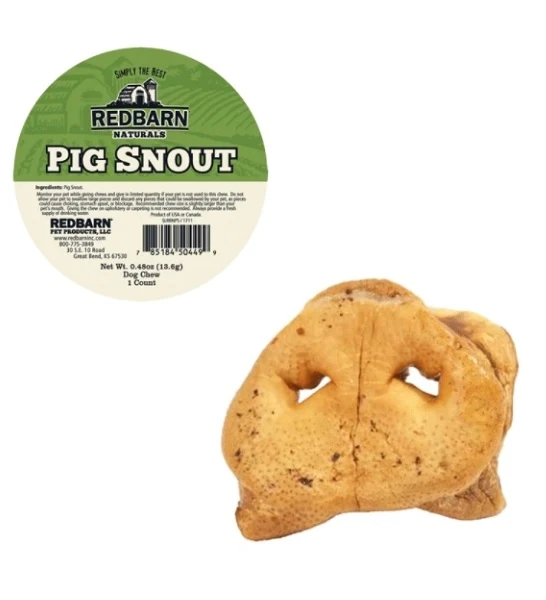 Red Barn Pig Snouts Wrapped & Tagged 13.6G 2OZ