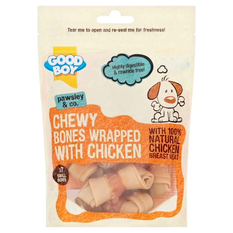 Armitage Good Boy Chewy Bones Wrapped With Chicken Dog Treats 7pcs