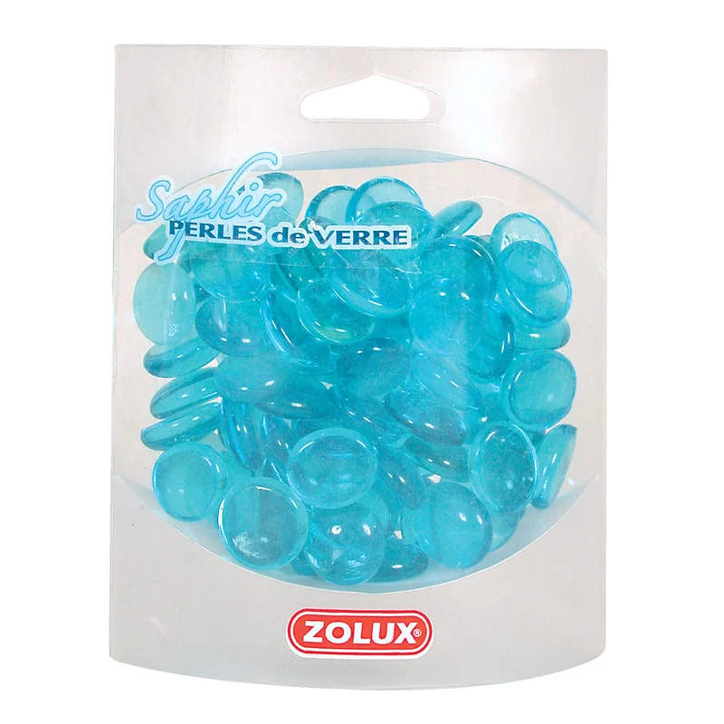 Decorazione per acquario Perle di vetro Zaffiro 442g Zolux 357511