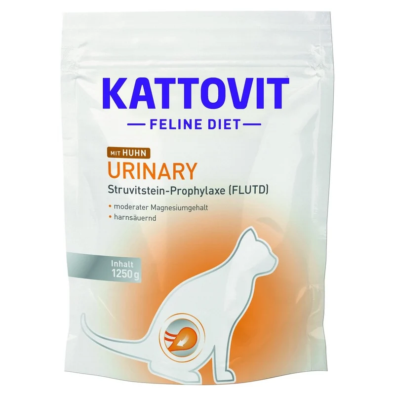 Cibo Secco Dietetico Kattovit Feline Diet Urinary Pollo per Gatti 1,25kg