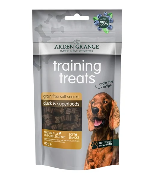 Arden Grange Grain Free Duck & Superfoods Training Treats for Dogs