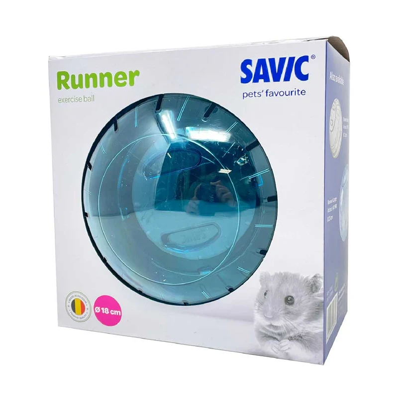 Palla in plastica per roditori Runner M 1pezzo Savic