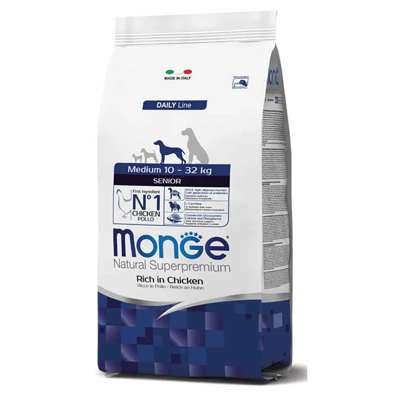 Alimento cane Monge Medium Senior Pollo 12kg