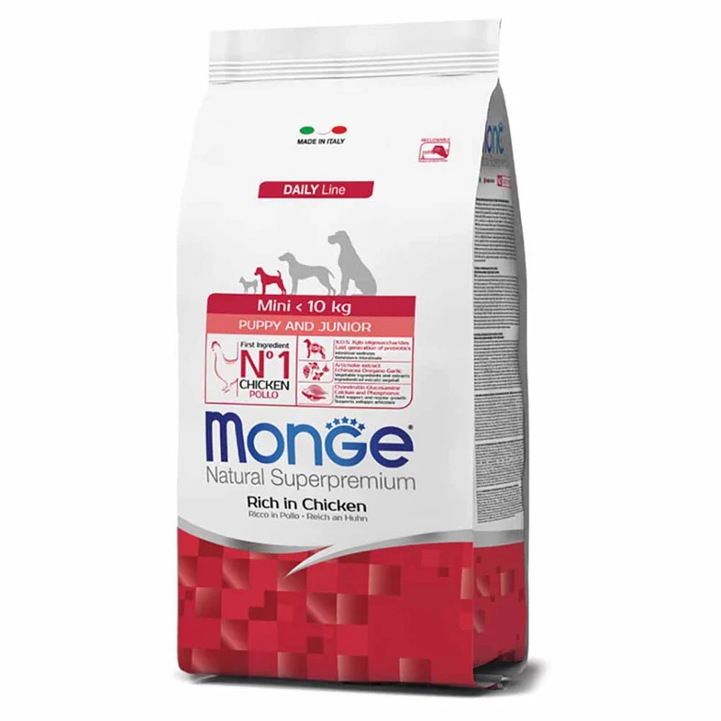Alimento cane Monge superpremium Mini puppy e junior pollo 800g