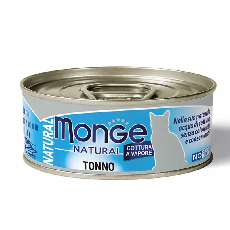 Alimento gatto Monge Natural tonno 80g