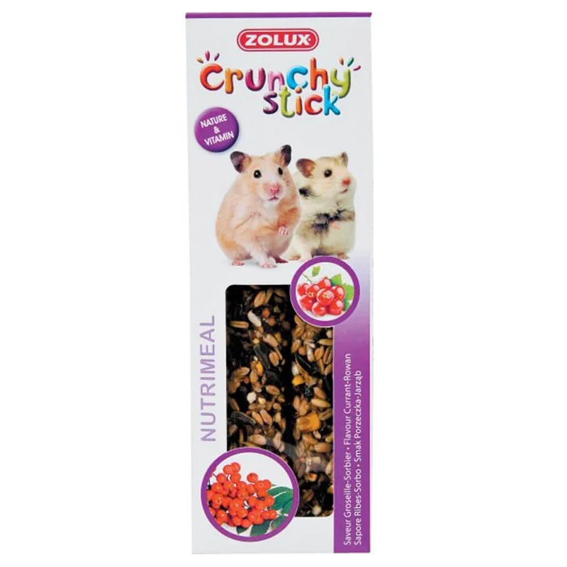 Snack per criceti Crunchy Stick ribes e sorbo