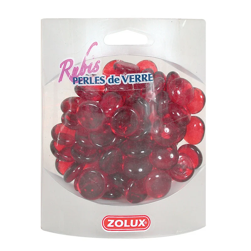 Decorazione per acquario Perle di vetro Rubino 442g Zolux 357519