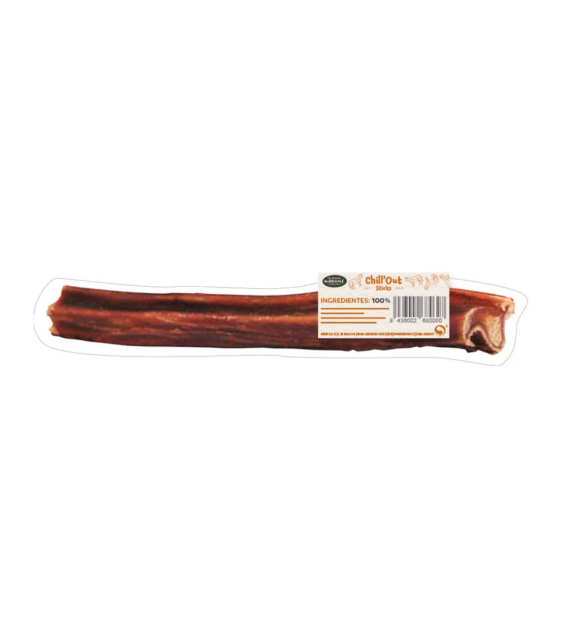 Hobbitalf Air Dried Bull Pizzle Dog Treats 15cm