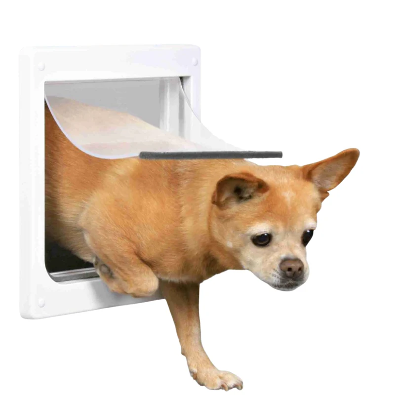 Trixie 2 Way Flap Door Model 3877 For Dogs White - XS-S