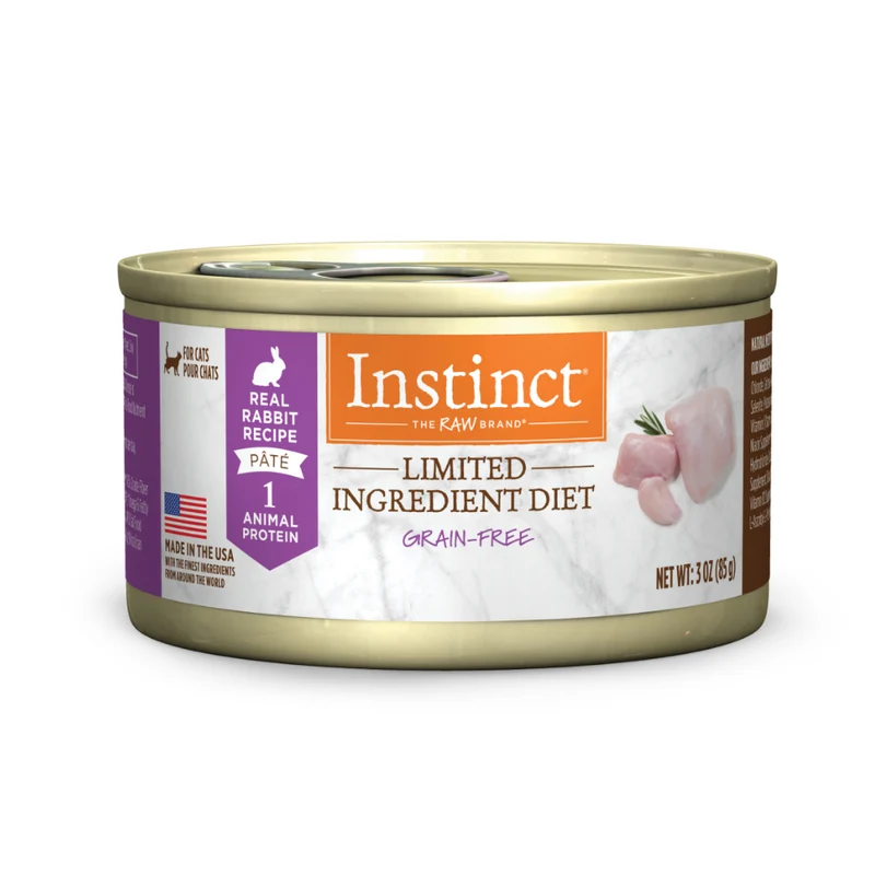 Instinct Limited Ingredient Diet Real Rabbit Recipe Wet Cat Food 3oz
