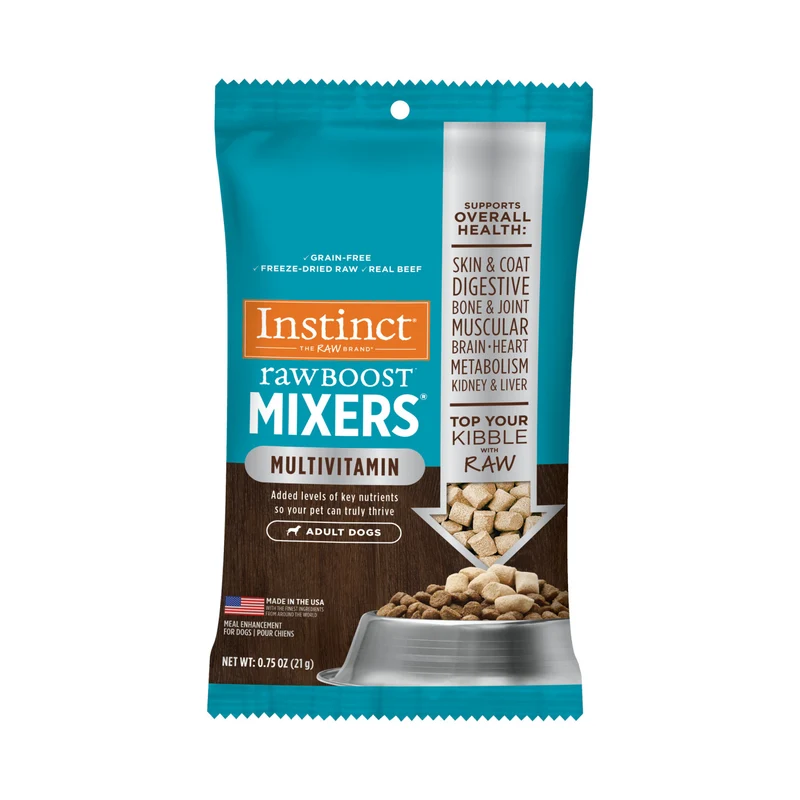 Instinct Raw Boost Mixers Multivitamin Freeze Dried Adult Dog Food Topper