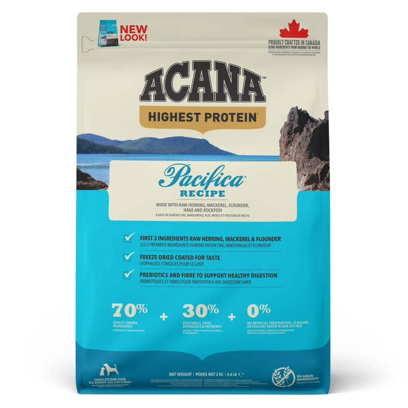 Acana Highest Protein Pacifica Recipe Dry Dog Food 2KG