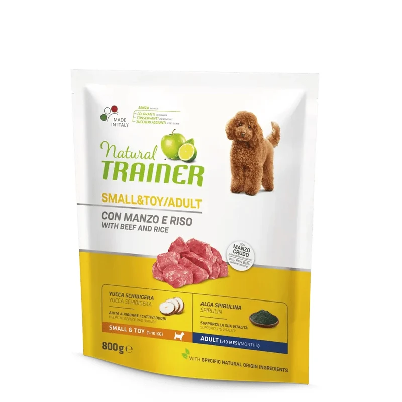 TRAINER CANE NATURAL ADULTO SMALL&TOY MANZO & RISO 800 GR