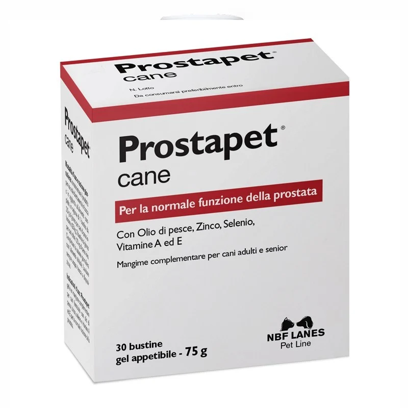 NBF Lanes Prostapet Cane - Supporto Funzione Prostatica - 30 bustine