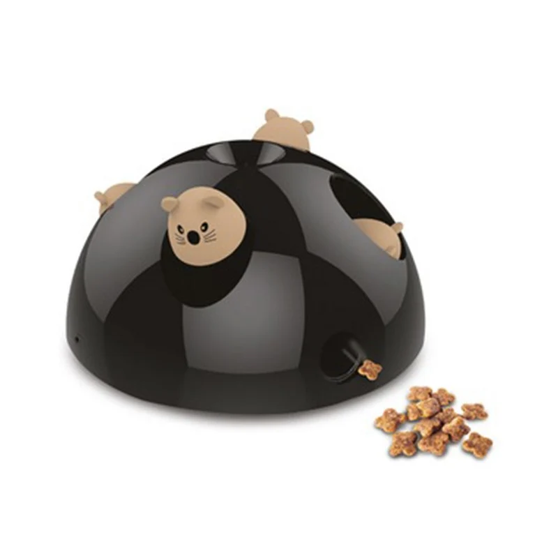 Gioco per Gatti Catch the Mouse - Carosello Interattivo - Nero