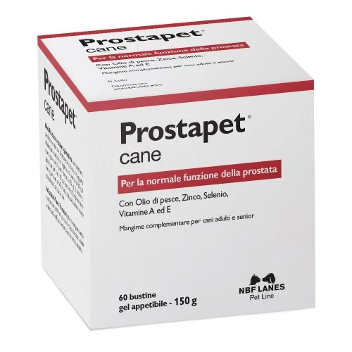 NBF Lanes Prostapet Cane - Supporto per la Funzione Prostatica - 60 bustine