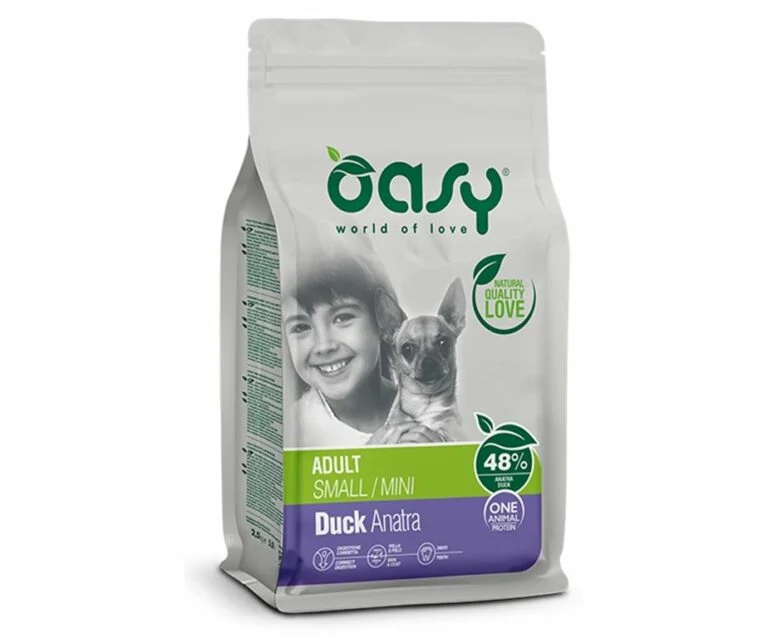 Oasy One Animal Protein Adult Small/Mini Anatra - 2,5 kg