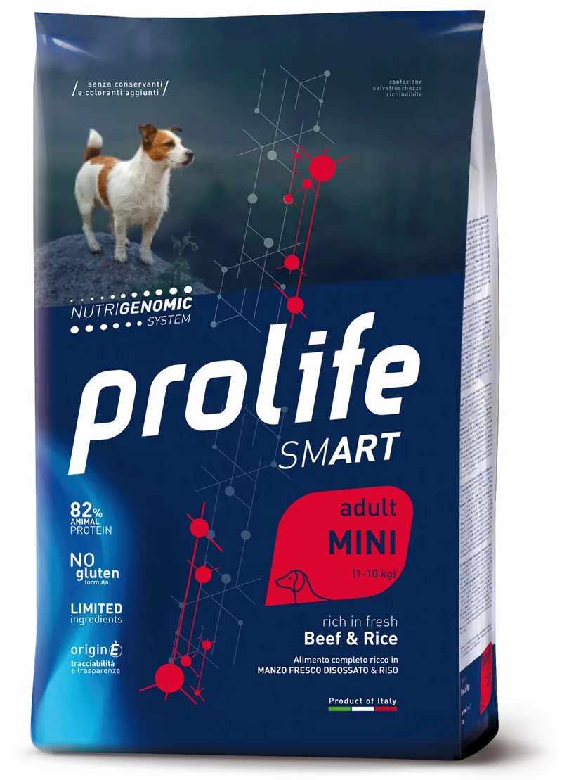 Prolife Cane Smart Adulto Mini Manzo & Riso 600 g