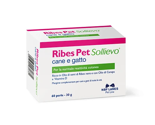 Ribes Pet Sollievo Integratore Cane e Gatto - 60 Perle