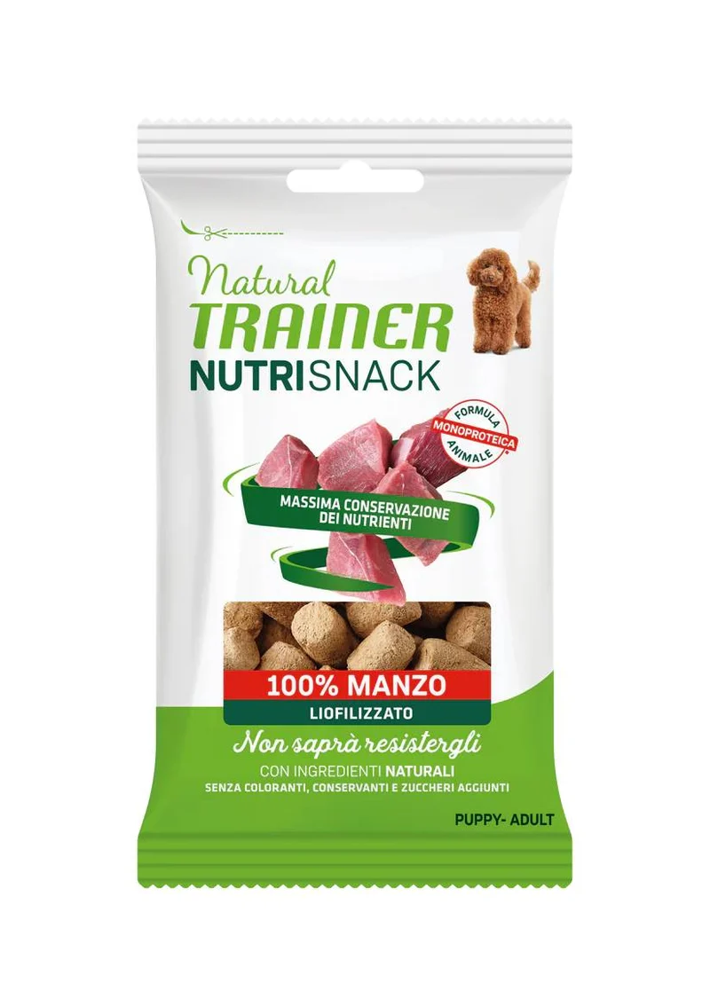 Snack al Manzo Natural Trainer Puppy & Adult - 20g