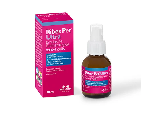 NBF Lanes Ribes Pet Ultra Emulsione - Supporto Barriera Cutanea - 50 ml