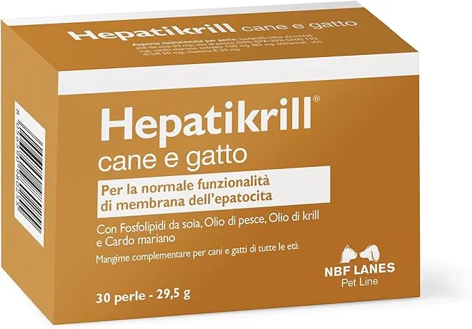 NBF Lanes Hepatikrill - Supporto della Funzione Epatica - 30 perle