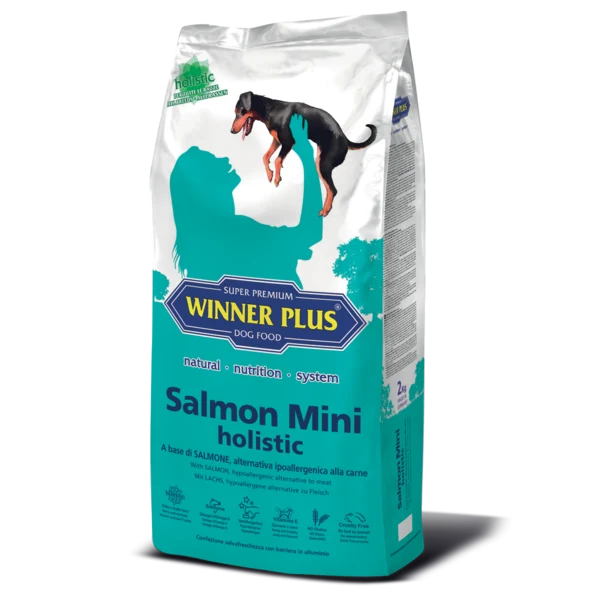 Winner Plus Salmon Mini Holistic - Crocchette Grain Free Salmone - 2 kg