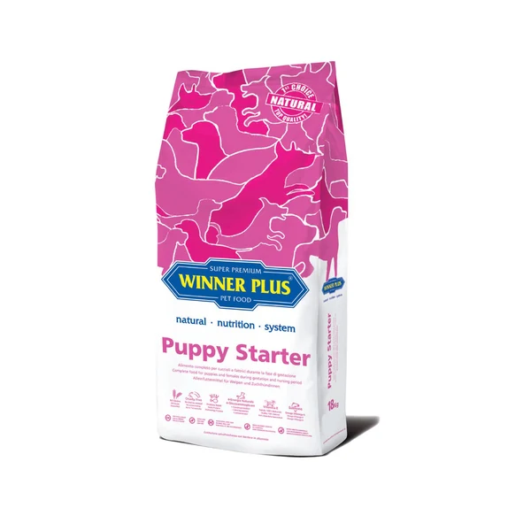 Winner Plus Puppy Starter - Crocchette per Cuccioli e Femmine Gestanti - 18 kg