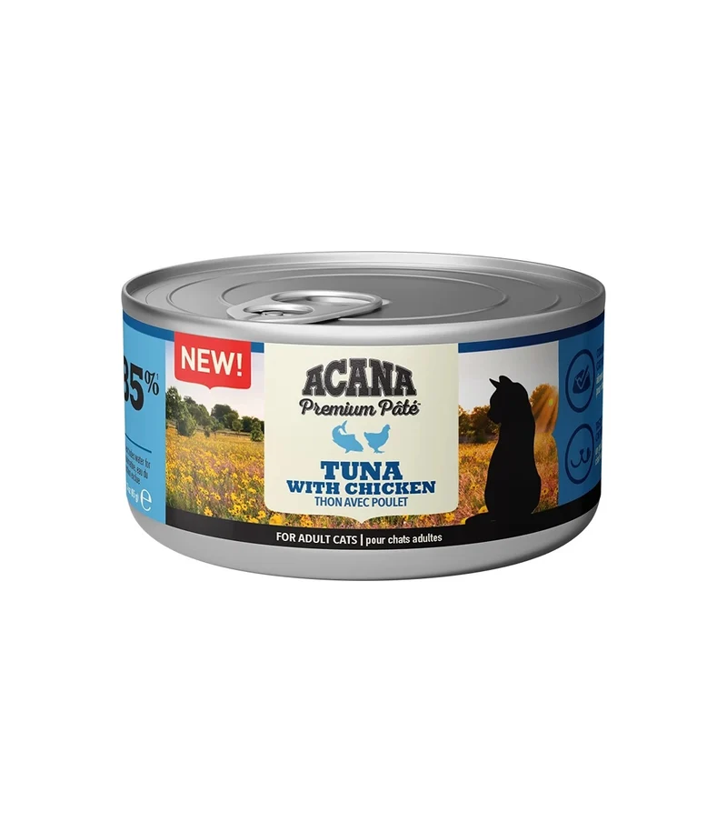 ACANA GATTO PREMIUM PATE' ADULTO TONNO & POLLO 85 GR