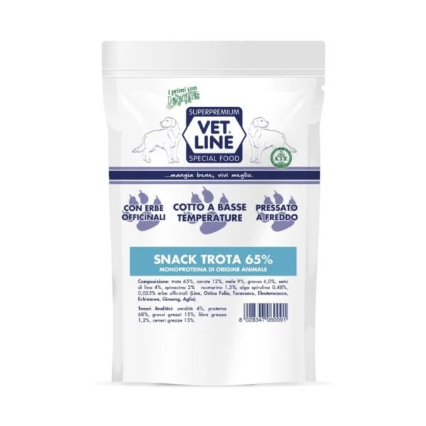 Snack Vet Line alla Trota per Cani - 85g