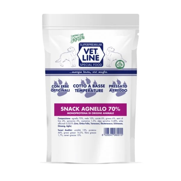 Snack Vet Line all'Agnello per Cani - 85g