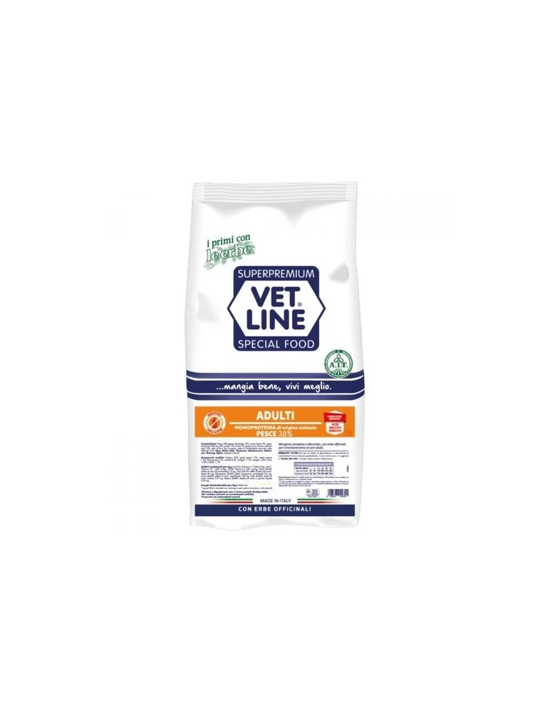 Crocchette Vet Line Adulti al Pesce per Cani - 12,5 kg
