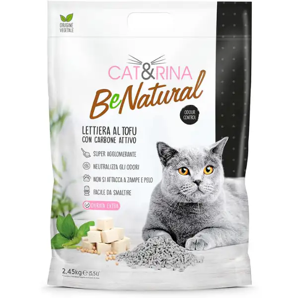 Cat&Rina Benatural lettiera vegetale per gatti al Tofu