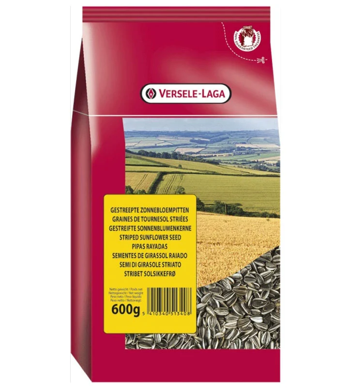 Versele-Laga Semi di Girasole Piccoli Striati per Uccelli - 600 g