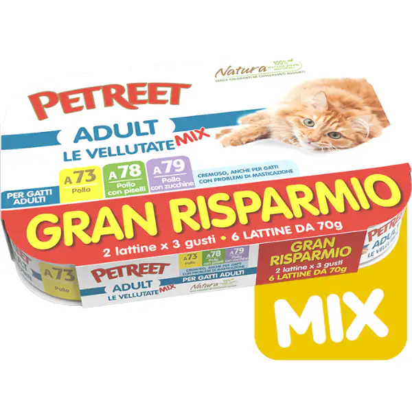 Petreet Vellutate Cat Maxi Scorta 6x70 gr