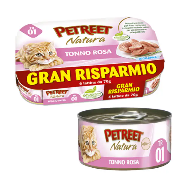 Petreet Natura Cat Maxi Scorta 6x70 gr
